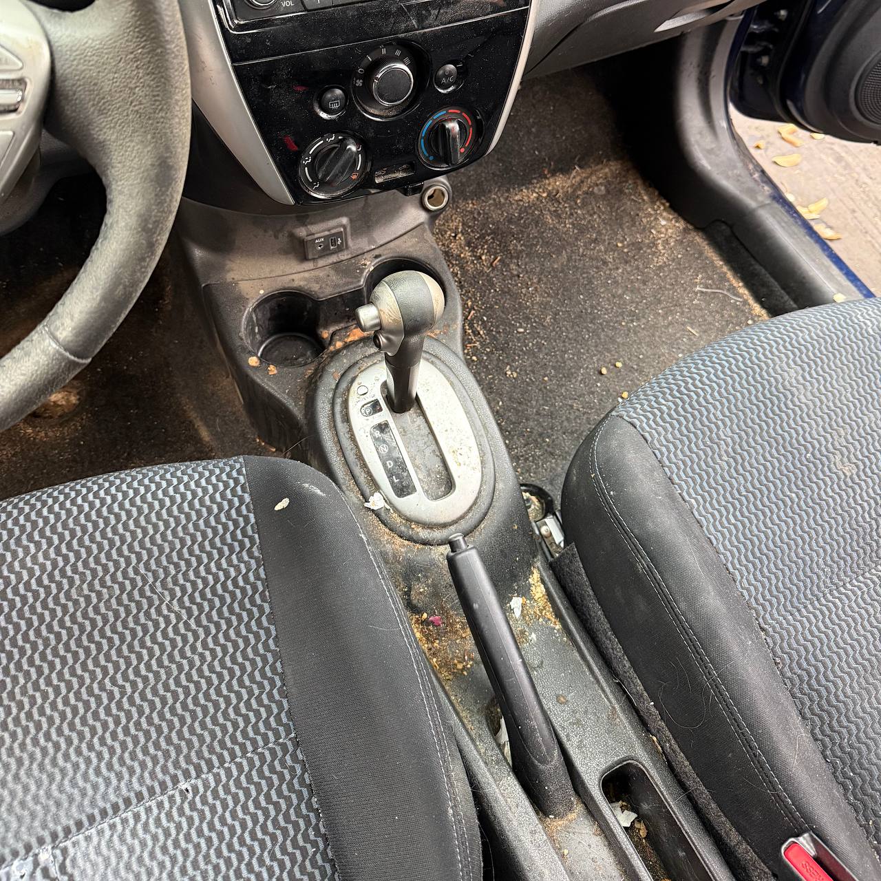 Console detail - Before